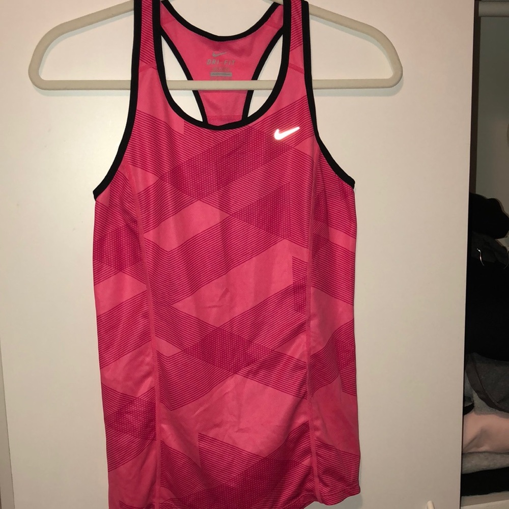 Nike pink work out tank top XS